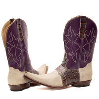 Double Stitched Cowboy Boots Atitlan Leather
