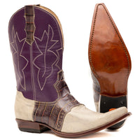 Double Stitched Cowboy Boots Atitlan Leather