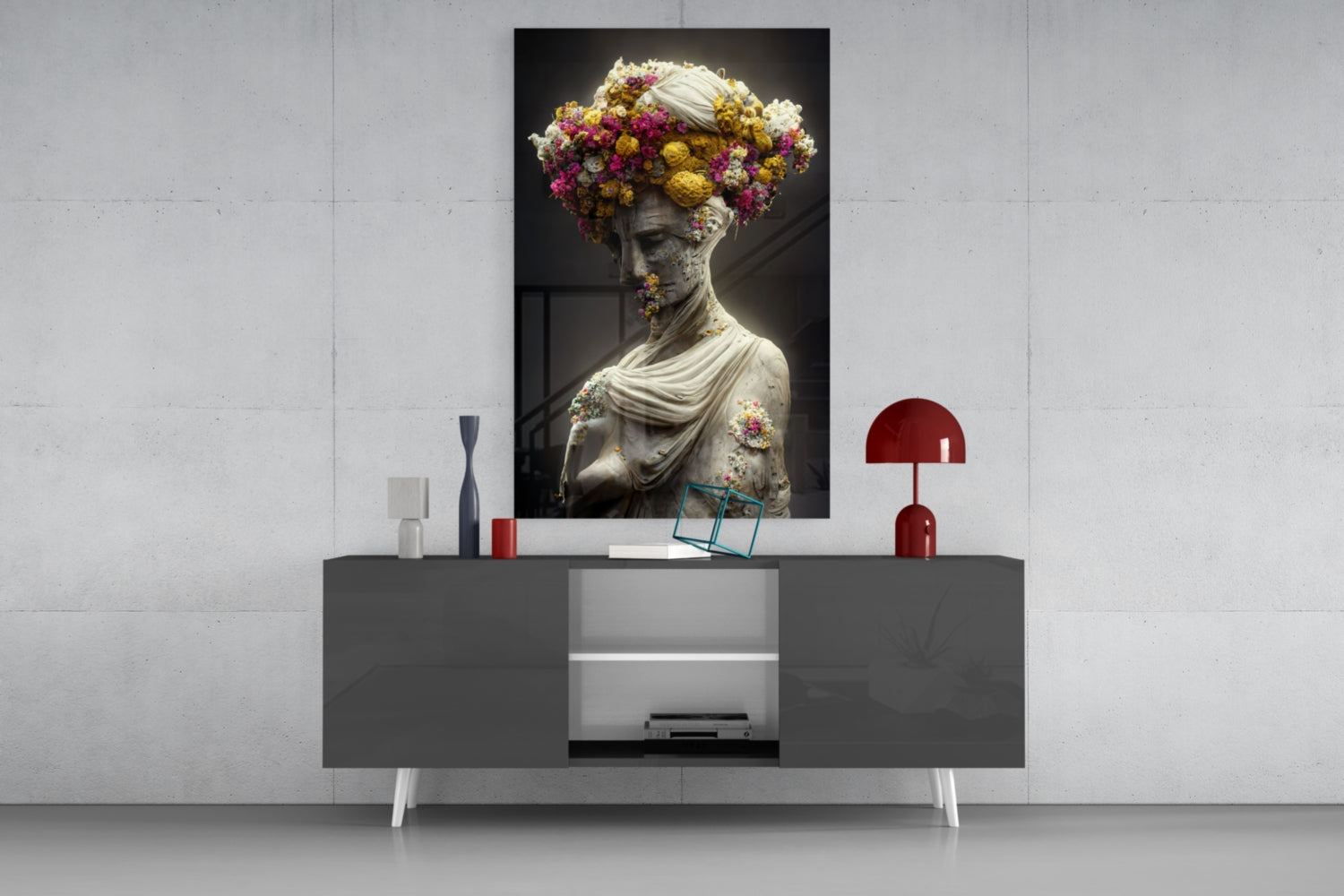 Insigneart USA Insigneart USA Abandoned Statue Glass Art || Designer Collection