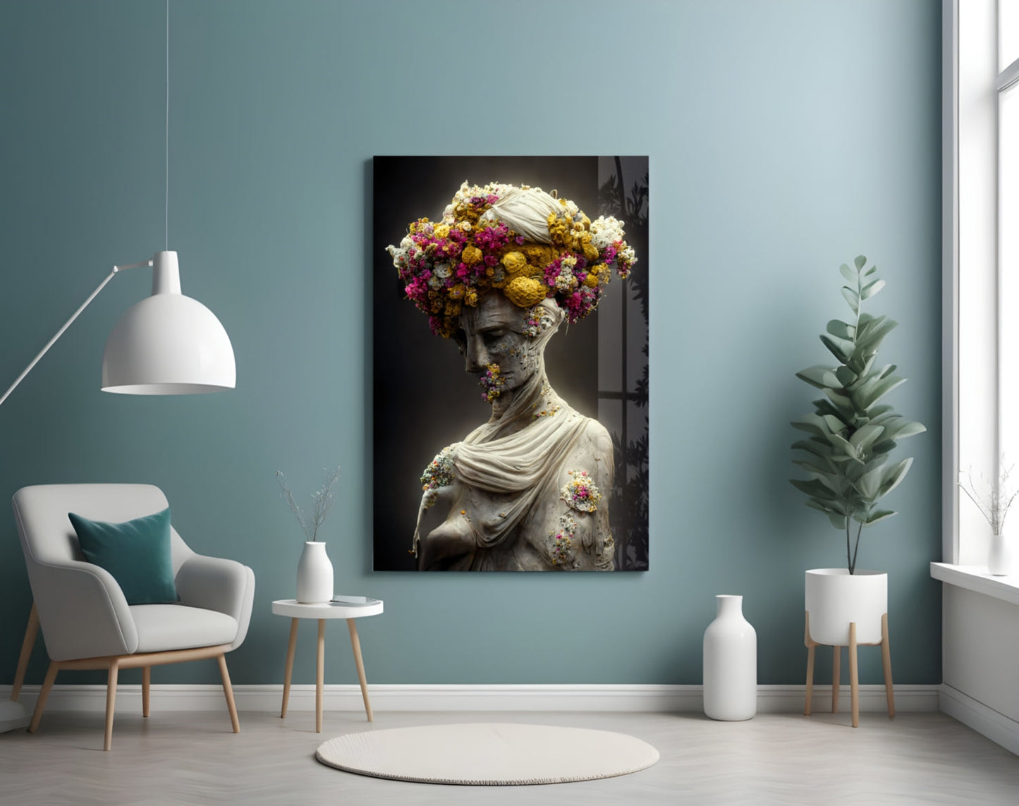 Insigneart USA Insigneart USA Abandoned Statue Glass Art || Designer Collection