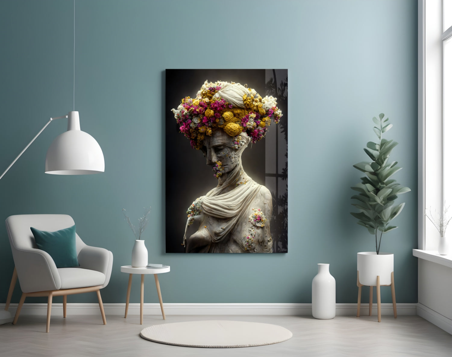 Insigneart USA Insigneart USA Abandoned Statue Glass Art || Designer Collection