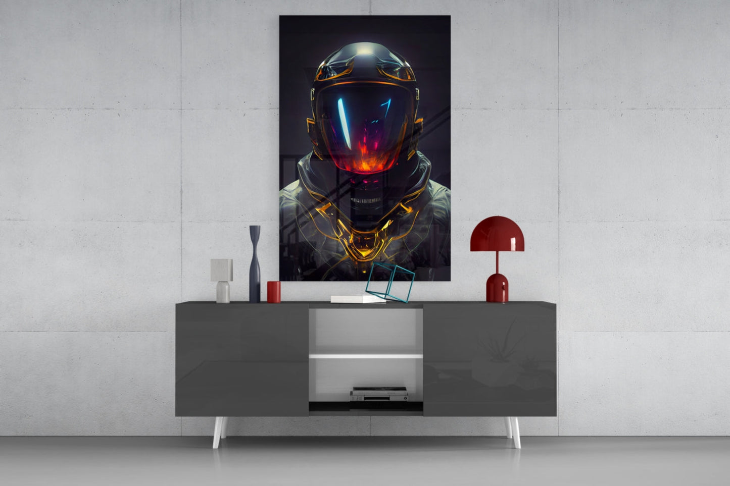 Insigneart USA Back to the Space Glass Art || Designer Collection