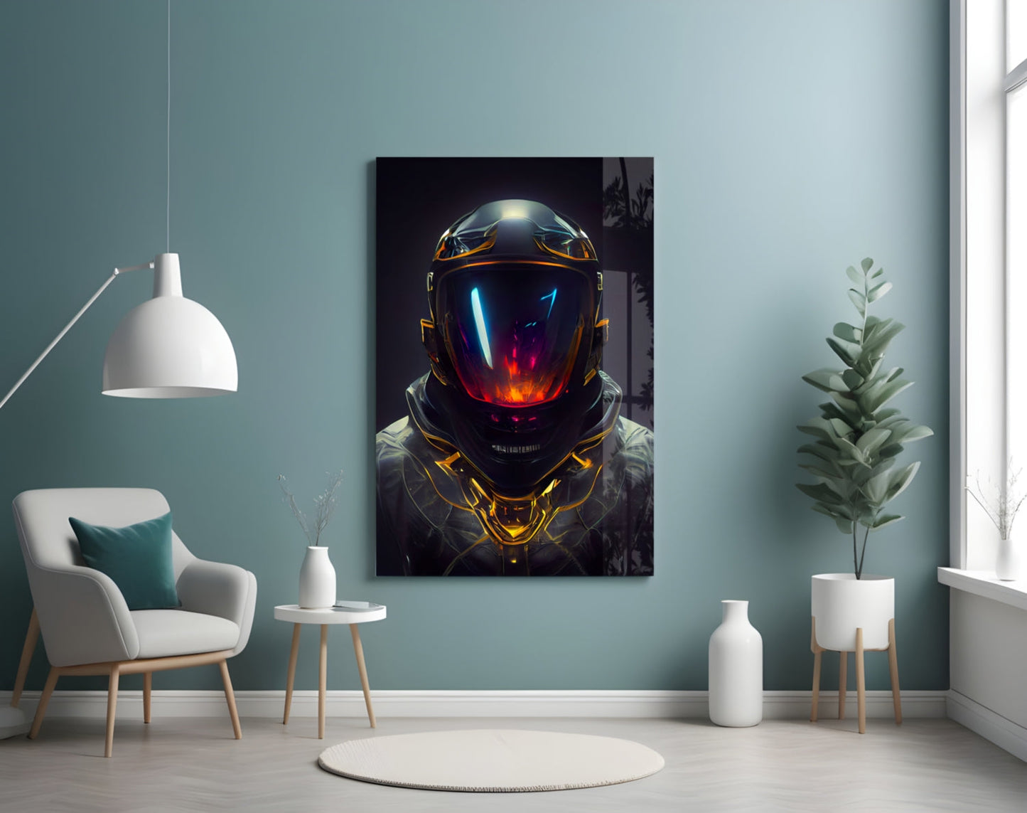 Insigneart USA Back to the Space Glass Art || Designer Collection