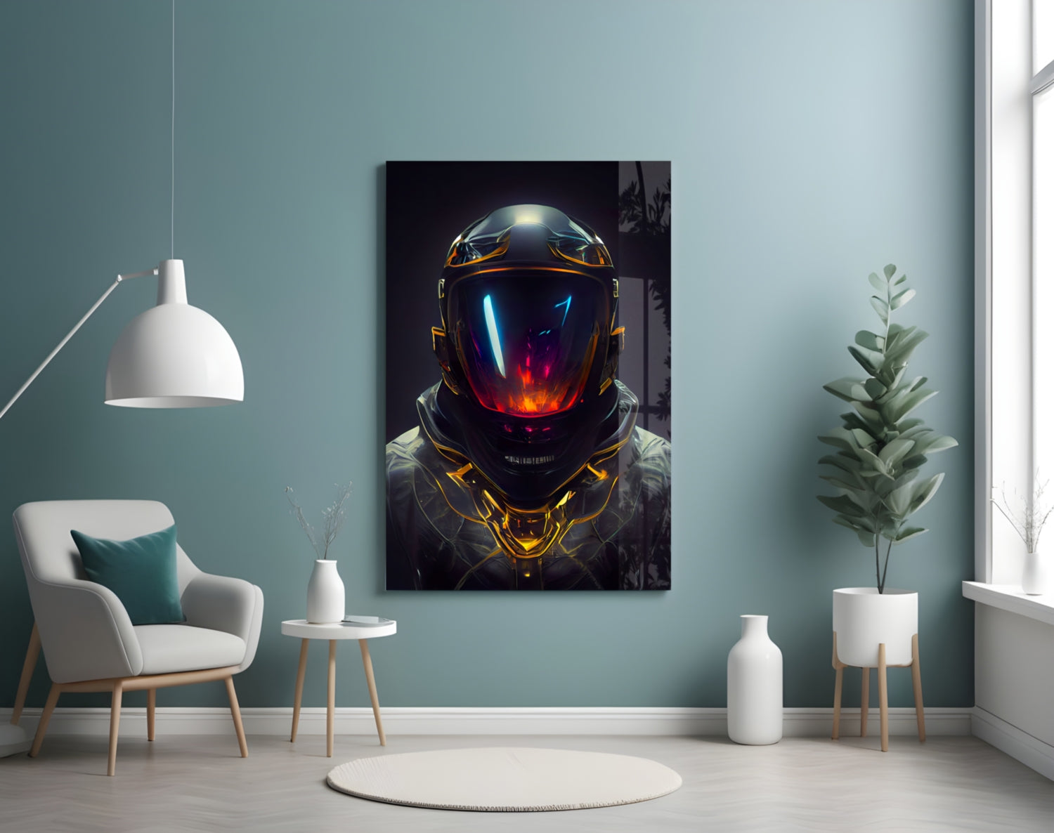 Insigneart USA Back to the Space Glass Art || Designer Collection