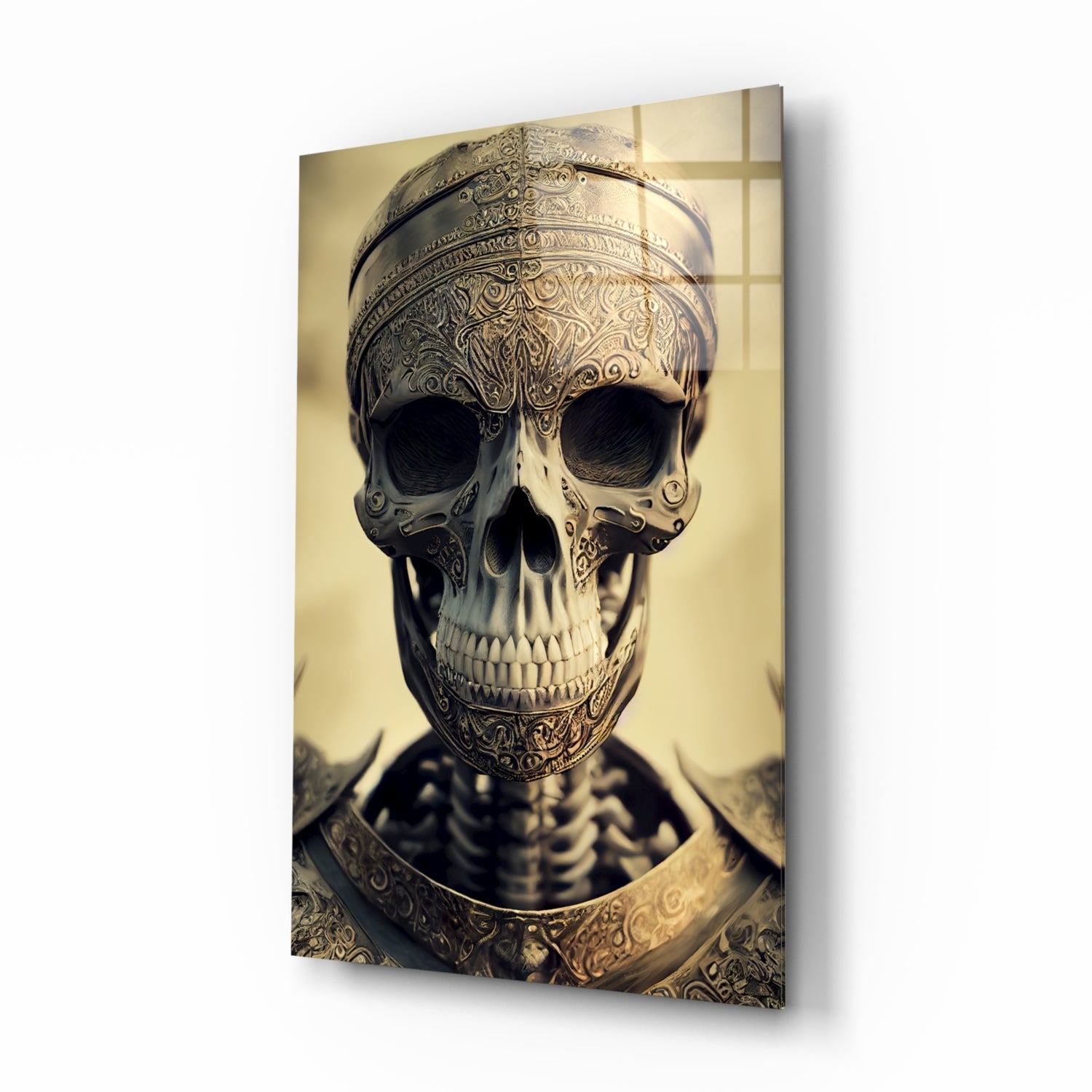 Insigneart USA The Immortal Fighter Glass Wall Art || Designer Collection