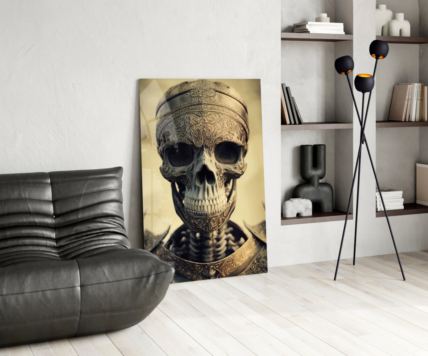 Insigneart USA The Immortal Fighter Glass Wall Art || Designer Collection