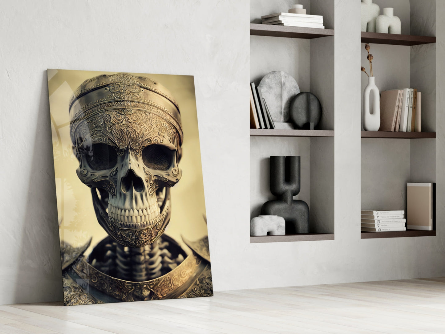 Insigneart USA The Immortal Fighter Glass Wall Art || Designer Collection