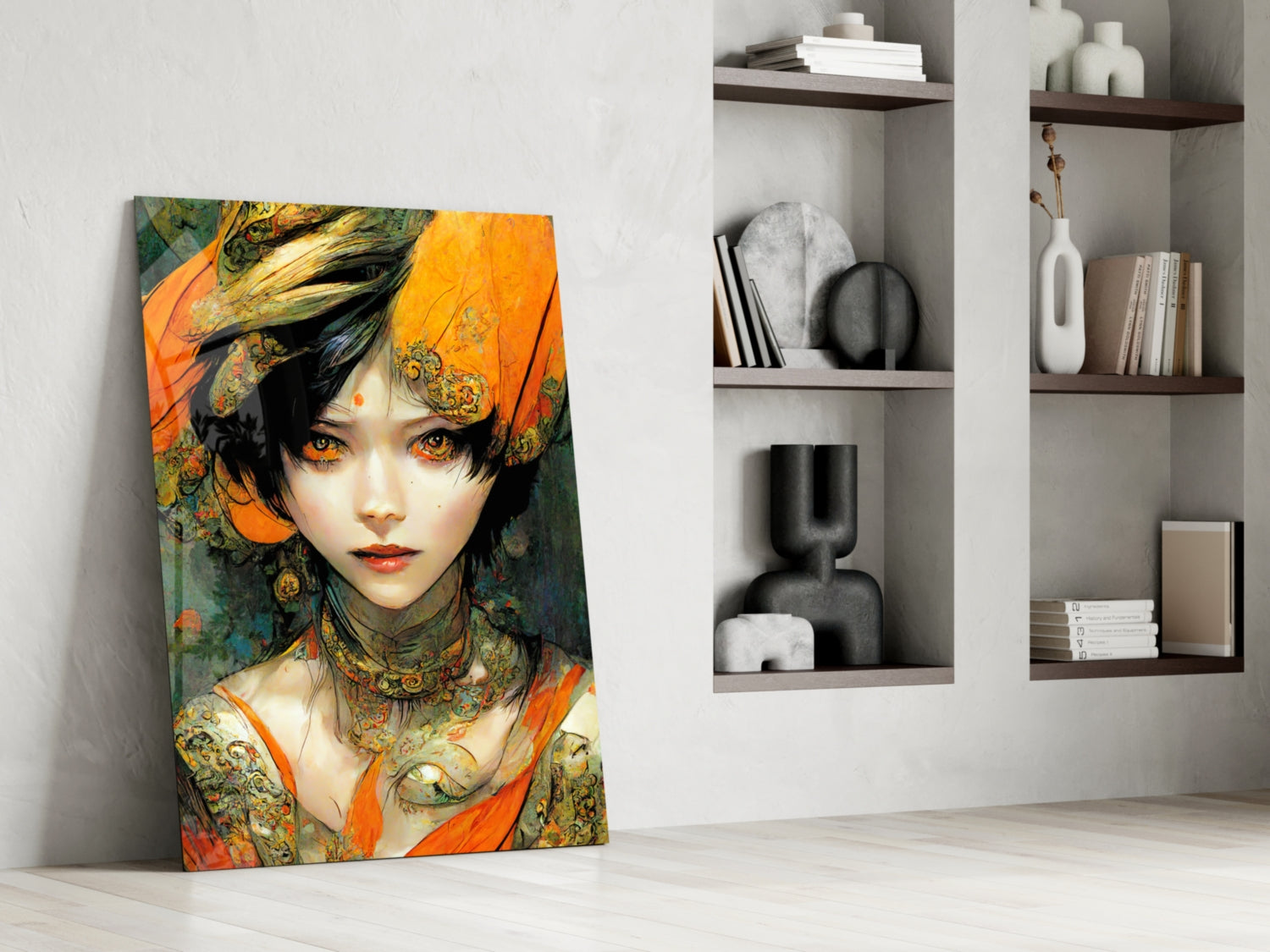 Insigneart USA The Elegiac in Eyes Glass Wall Art || Designer Collection