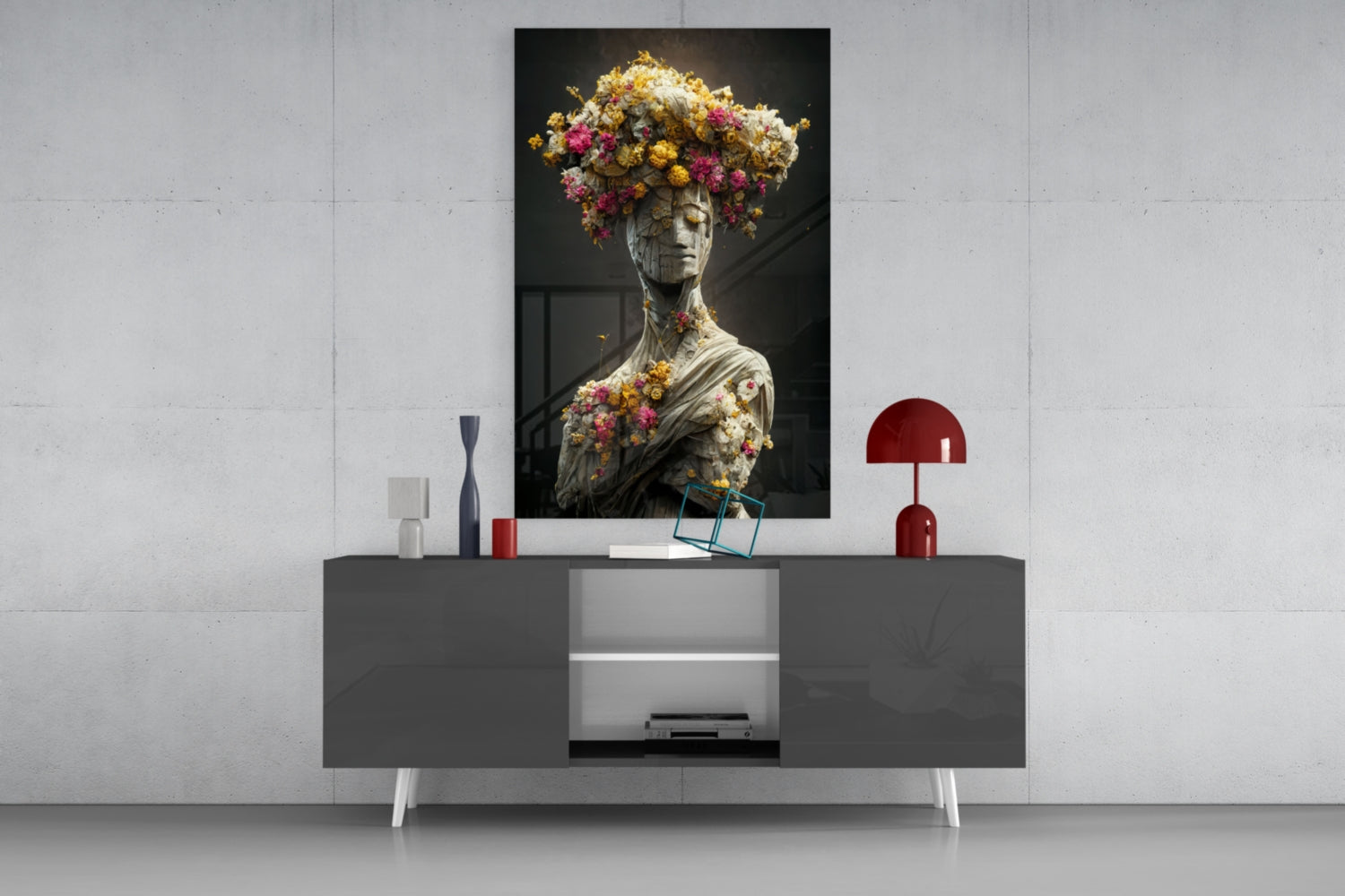 Insigneart USA Insigneart USA Abandoned Statue Glass Art || Designer Collection