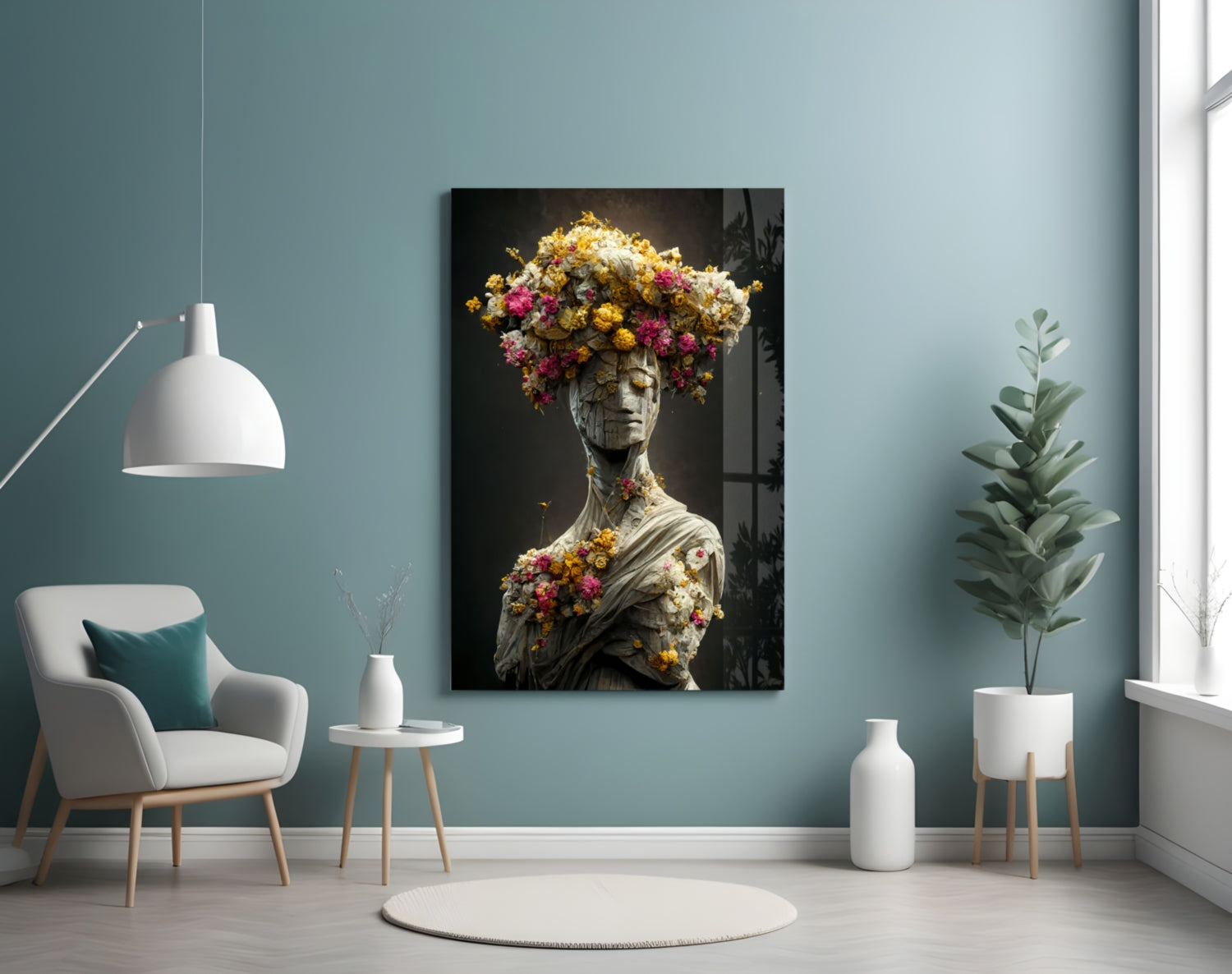 Insigneart USA Insigneart USA Abandoned Statue Glass Art || Designer Collection