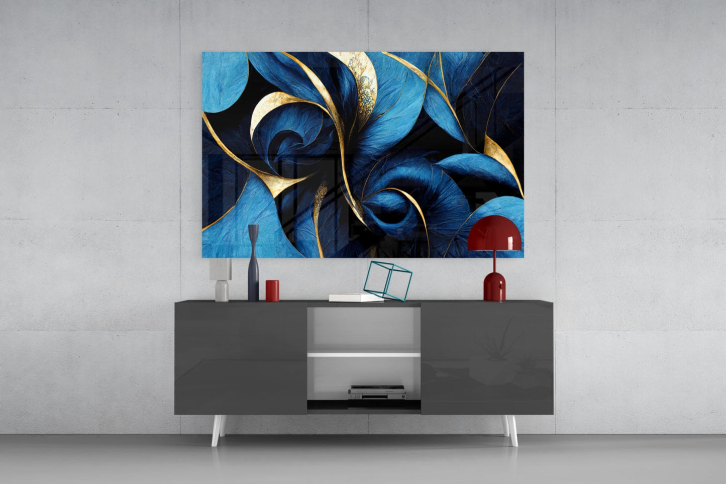 Insigneart USA Insigneart USA Curves Glass Art || Designers Collection