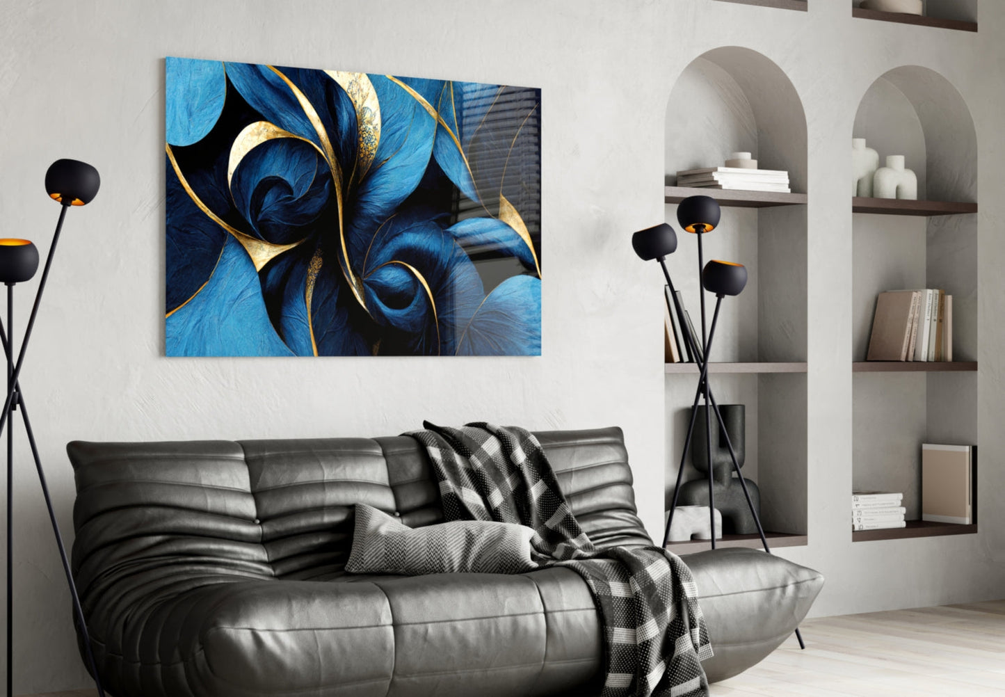 Insigneart USA Insigneart USA Curves Glass Art || Designers Collection