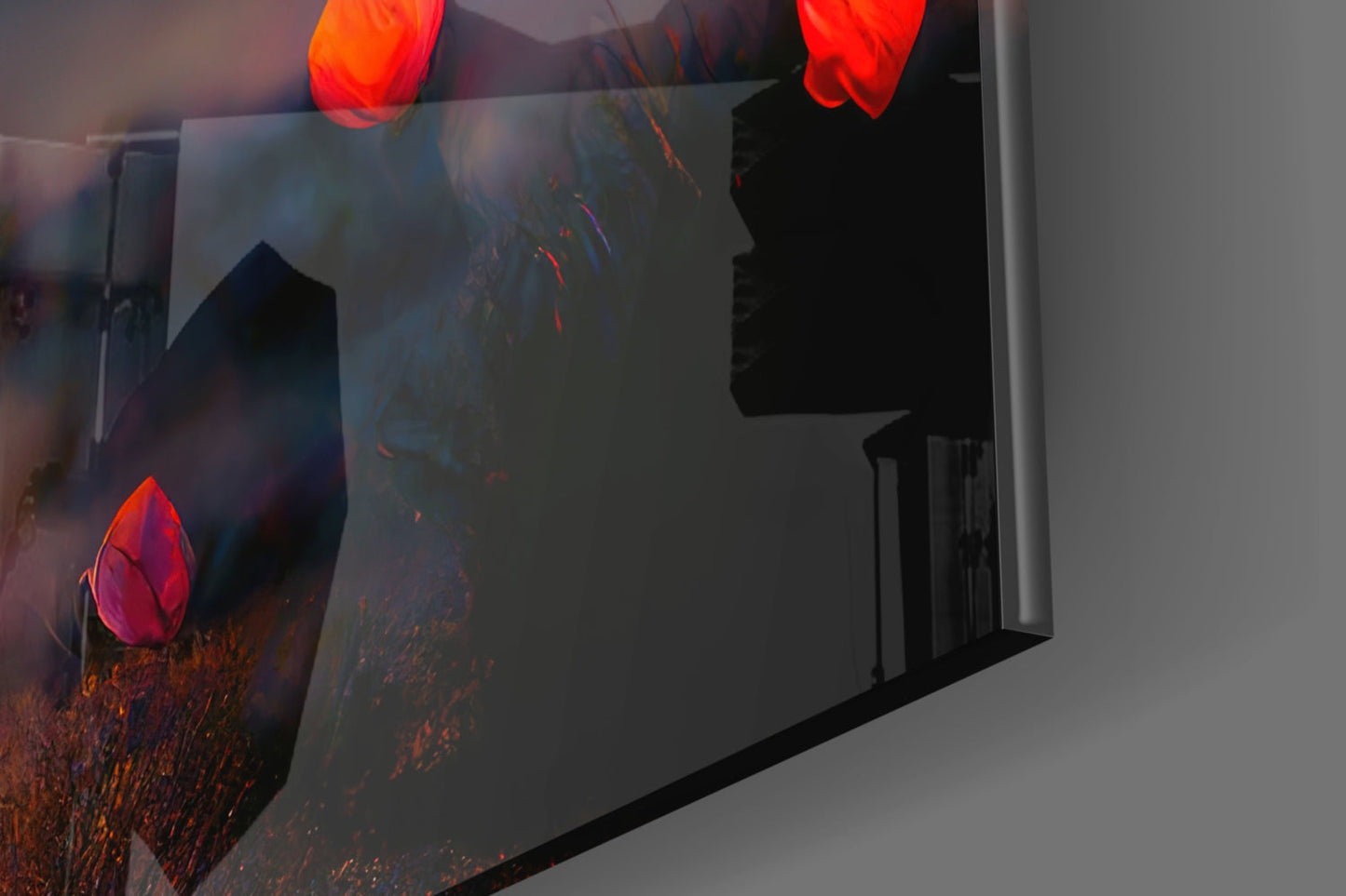 Insigneart USA Towards Sunset Glass Wall Art || Designer Collection