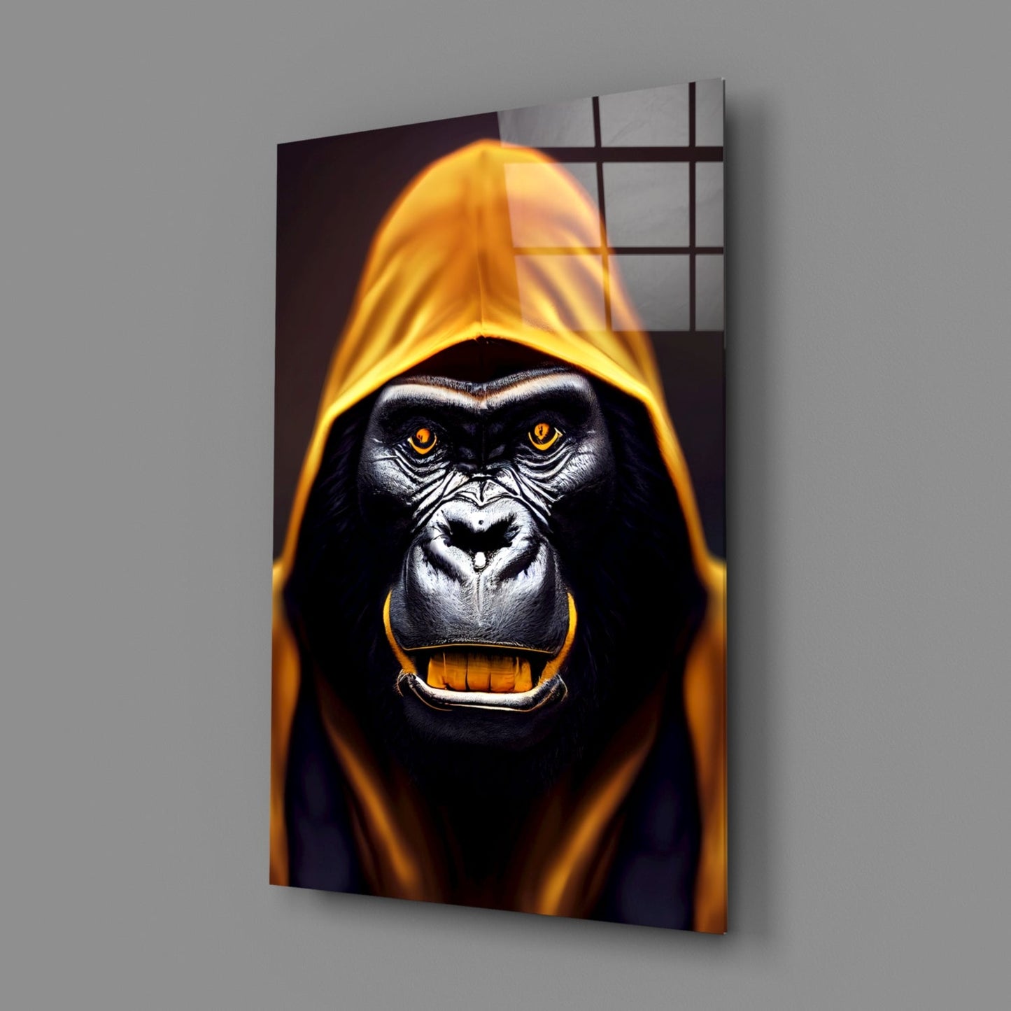 Insigneart USA Insigneart USA Angry Smile Glass Wall Art || Designer Collection