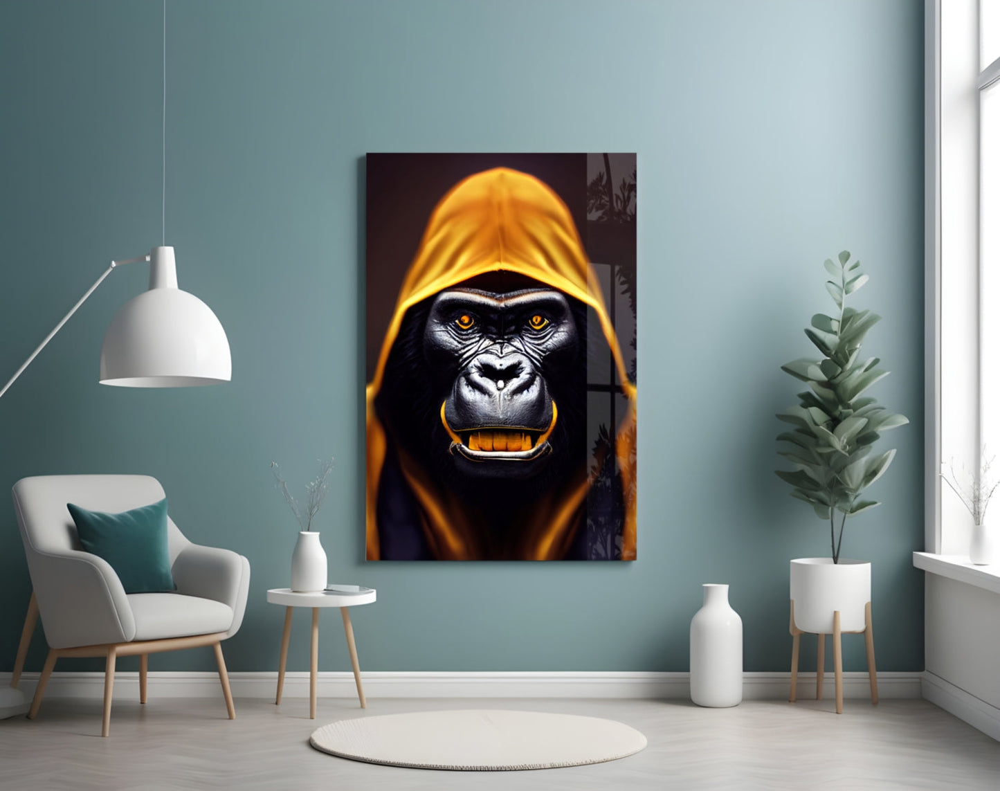 Insigneart USA Insigneart USA Angry Smile Glass Wall Art || Designer Collection