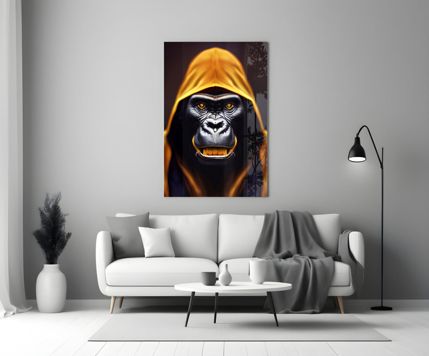 Insigneart USA Insigneart USA Angry Smile Glass Wall Art || Designer Collection