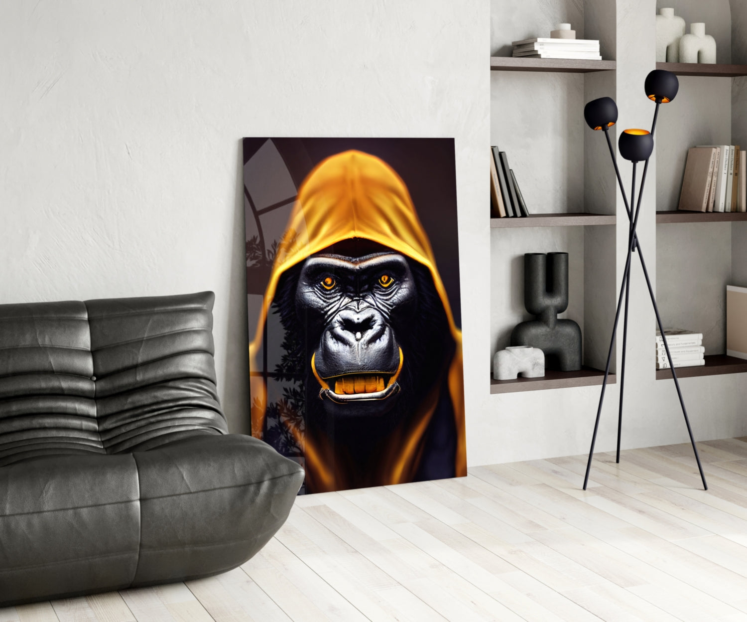 Insigneart USA Insigneart USA Angry Smile Glass Wall Art || Designer Collection