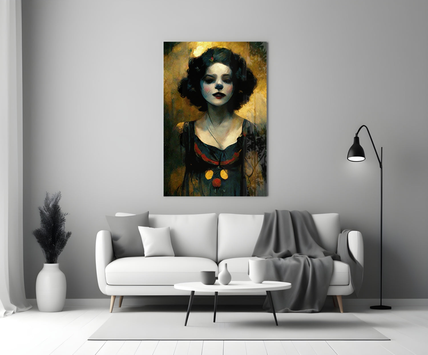 Insigneart USA Harley Quinn Glass Wall Art || Designer Collection