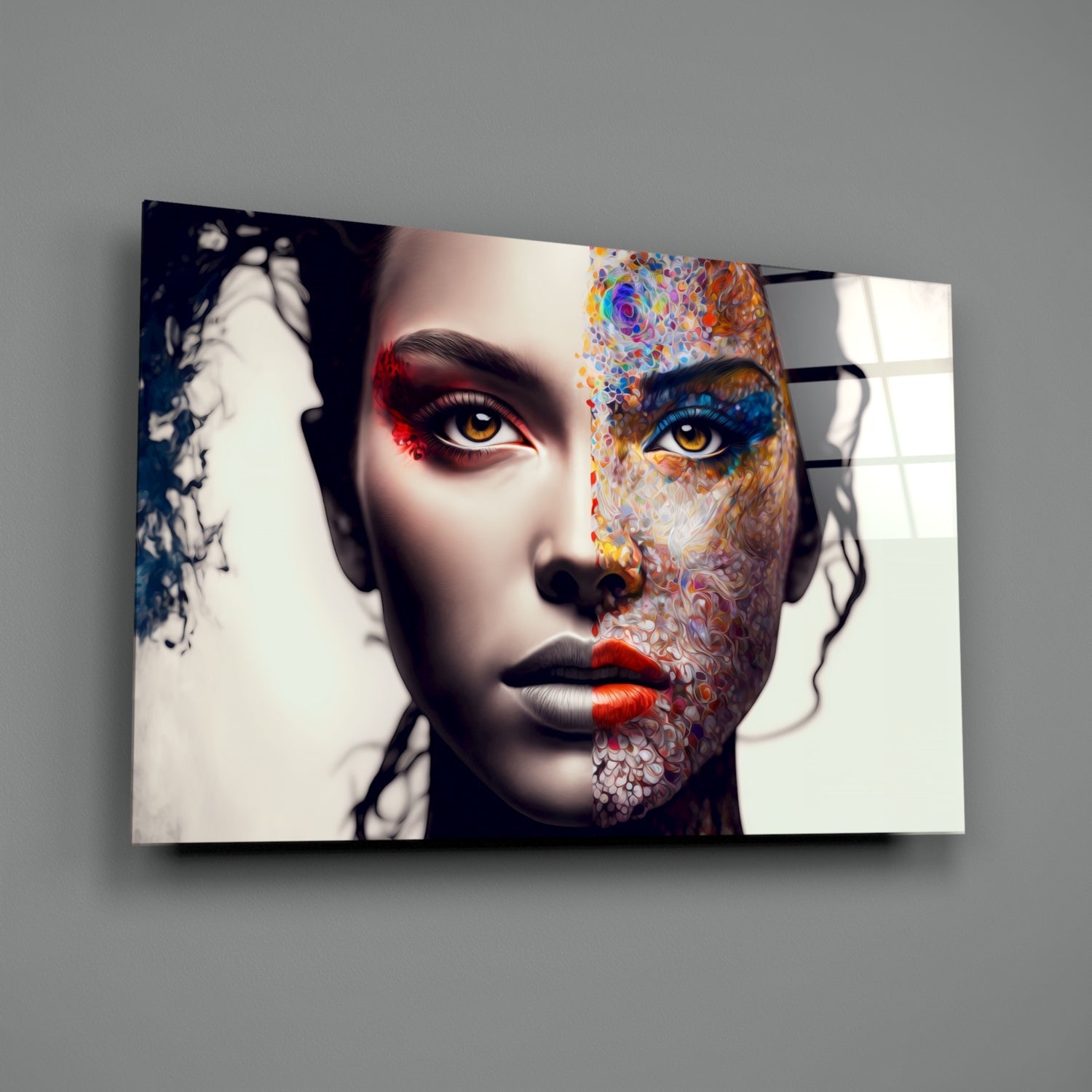 Insigneart USA From Cartoon to Reality Glass Wall Art || Designer Collection