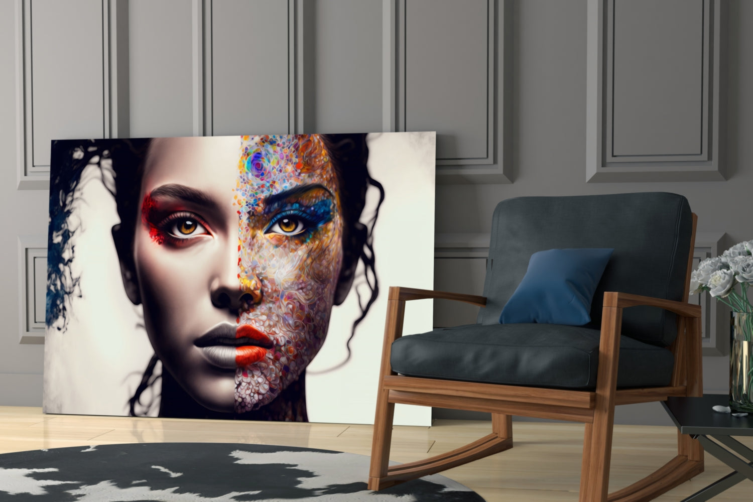 Insigneart USA From Cartoon to Reality Glass Wall Art || Designer Collection