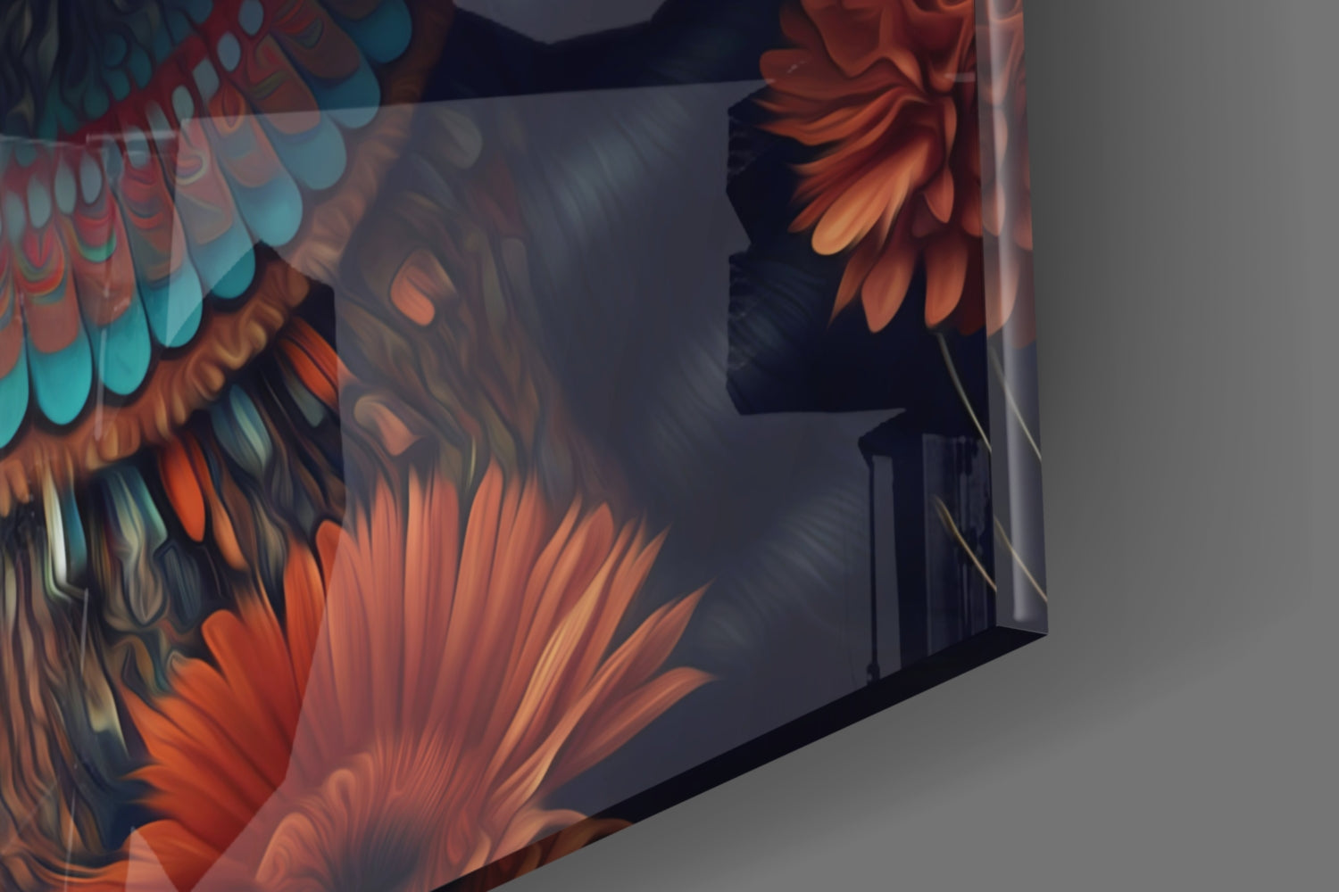 Insigneart USA Beauty of the Clan Glass Wall Art || Designer Collection
