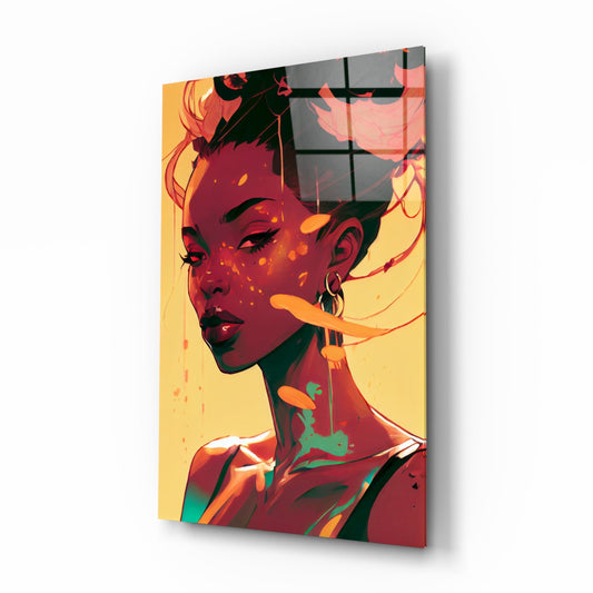 Insigneart USA Schuh Glance Glass Wall Art || Designer Collection