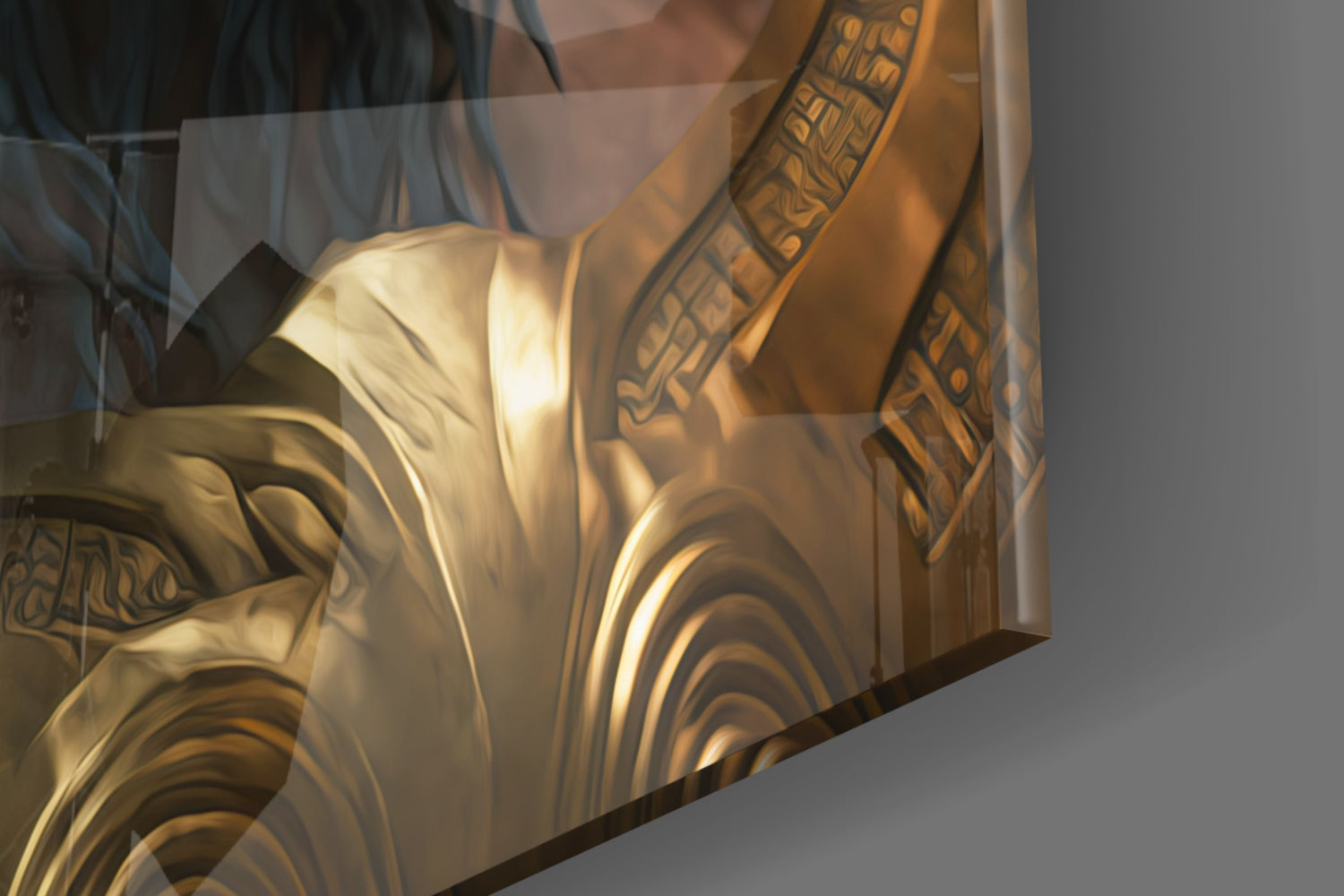 Insigneart USA Insigneart USA Ape King Glass Wall Art || Designer Collection