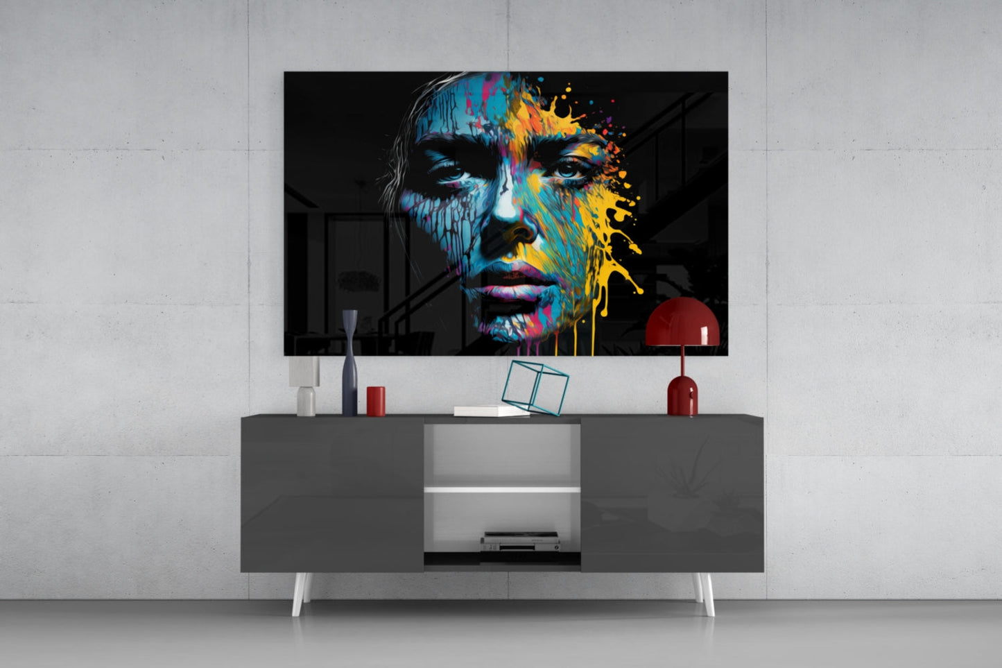 Insigneart USA Beautiful Splash Glass Wall Art || Designer Collection