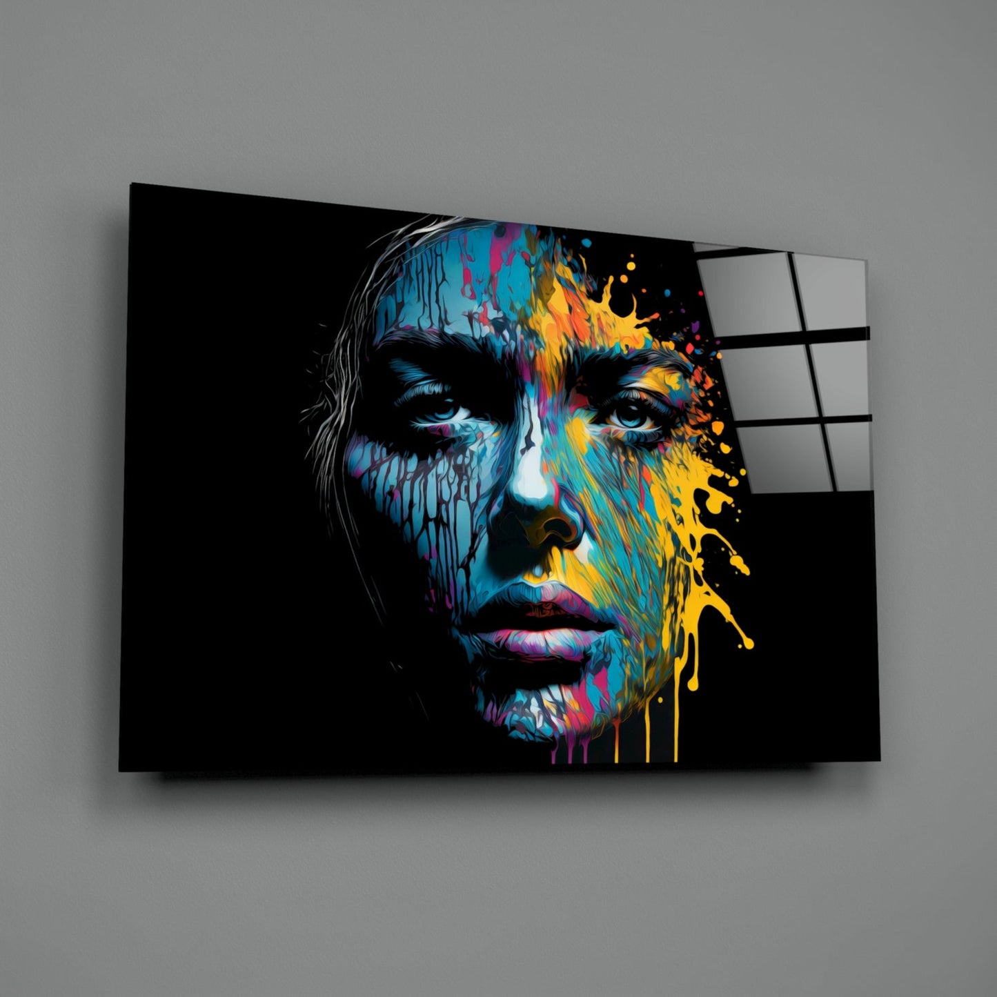 Insigneart USA Beautiful Splash Glass Wall Art || Designer Collection