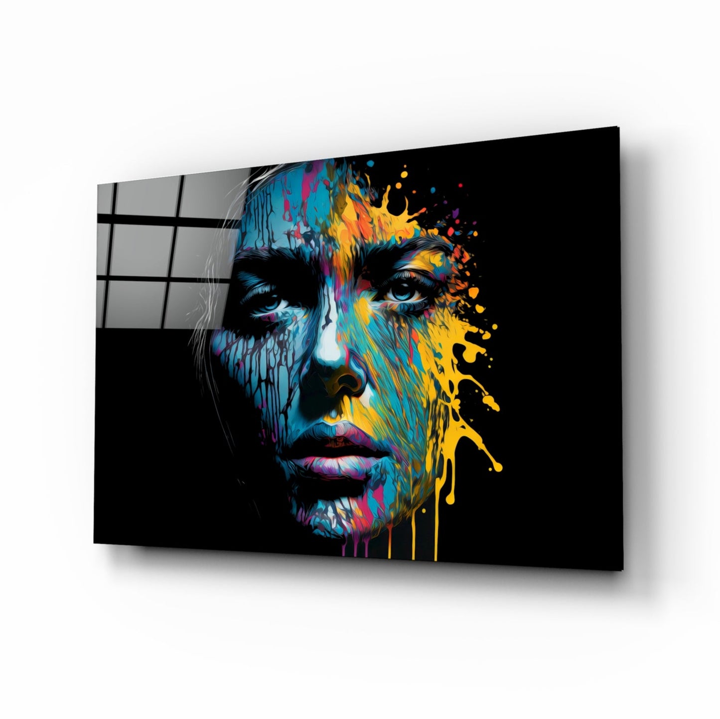 Insigneart USA Beautiful Splash Glass Wall Art || Designer Collection