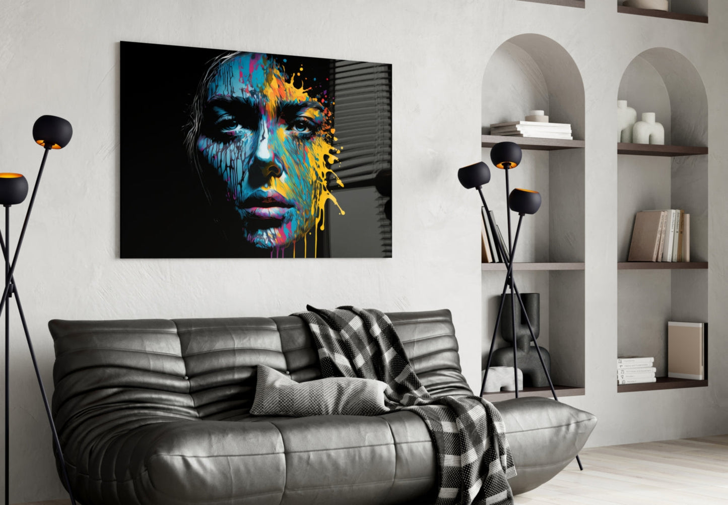 Insigneart USA Beautiful Splash Glass Wall Art || Designer Collection