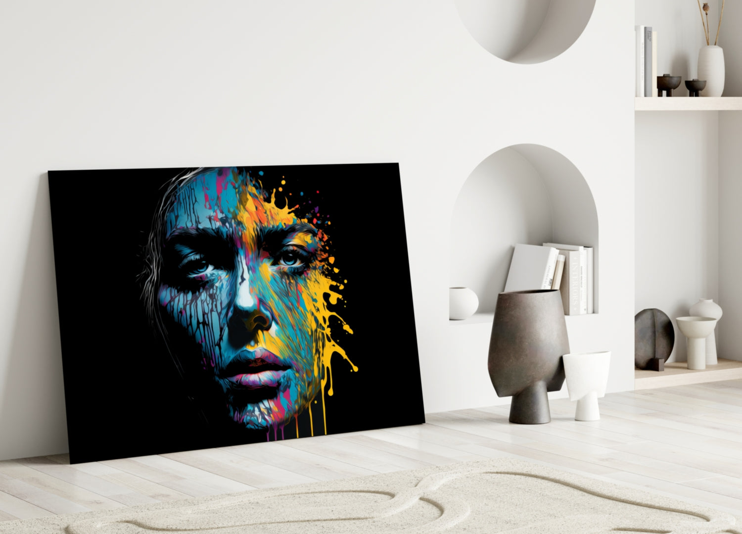 Insigneart USA Beautiful Splash Glass Wall Art || Designer Collection