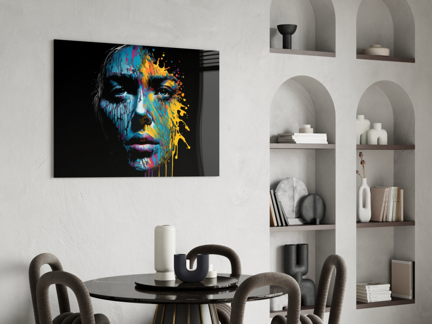 Insigneart USA Beautiful Splash Glass Wall Art || Designer Collection