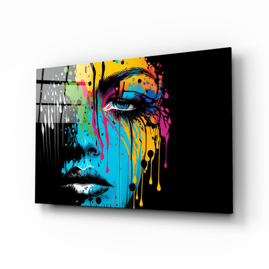 Insigneart USA Melting Beauty Glass Wall Art || Designer Collection