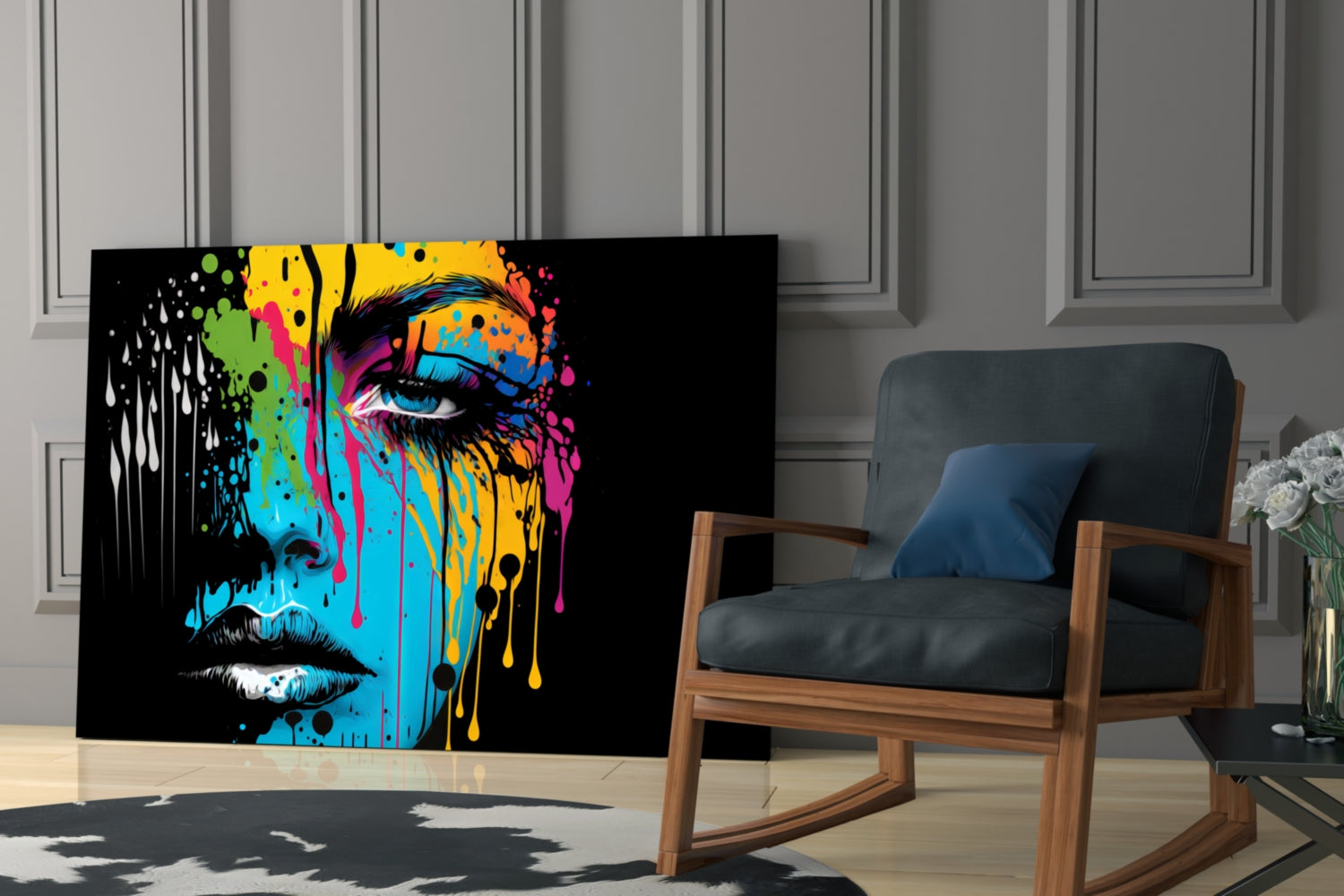 Insigneart USA Melting Beauty Glass Wall Art || Designer Collection