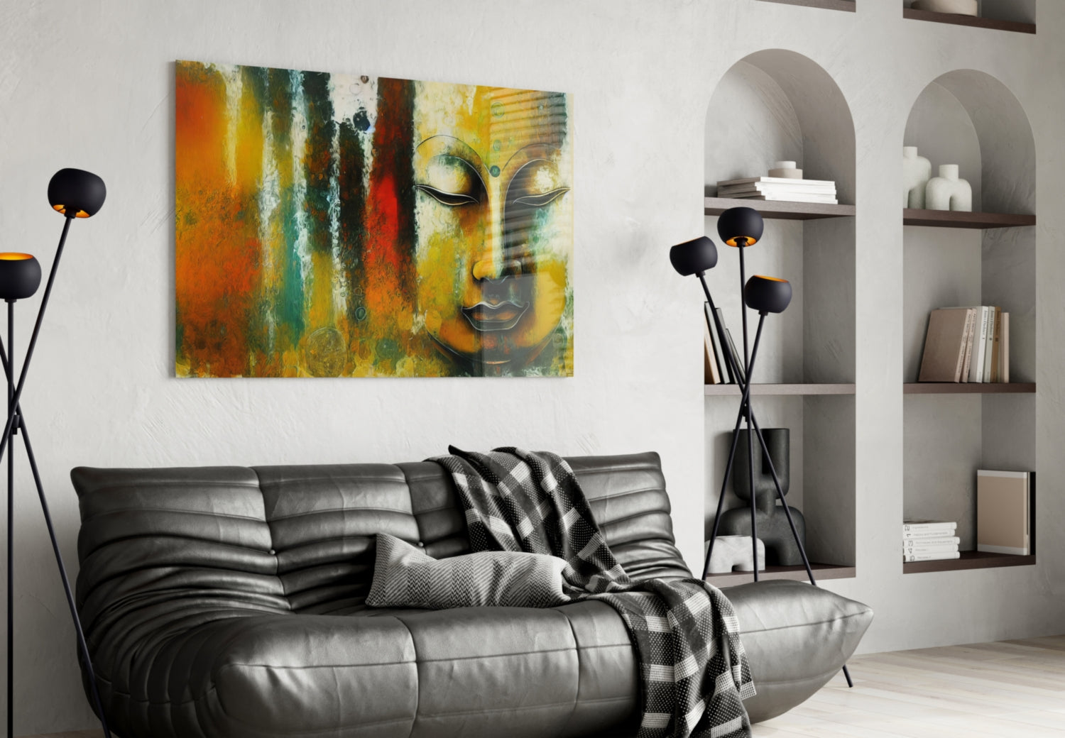 Insigneart USA Insigneart USA Buddha Glass Wall Art || Designer Collection