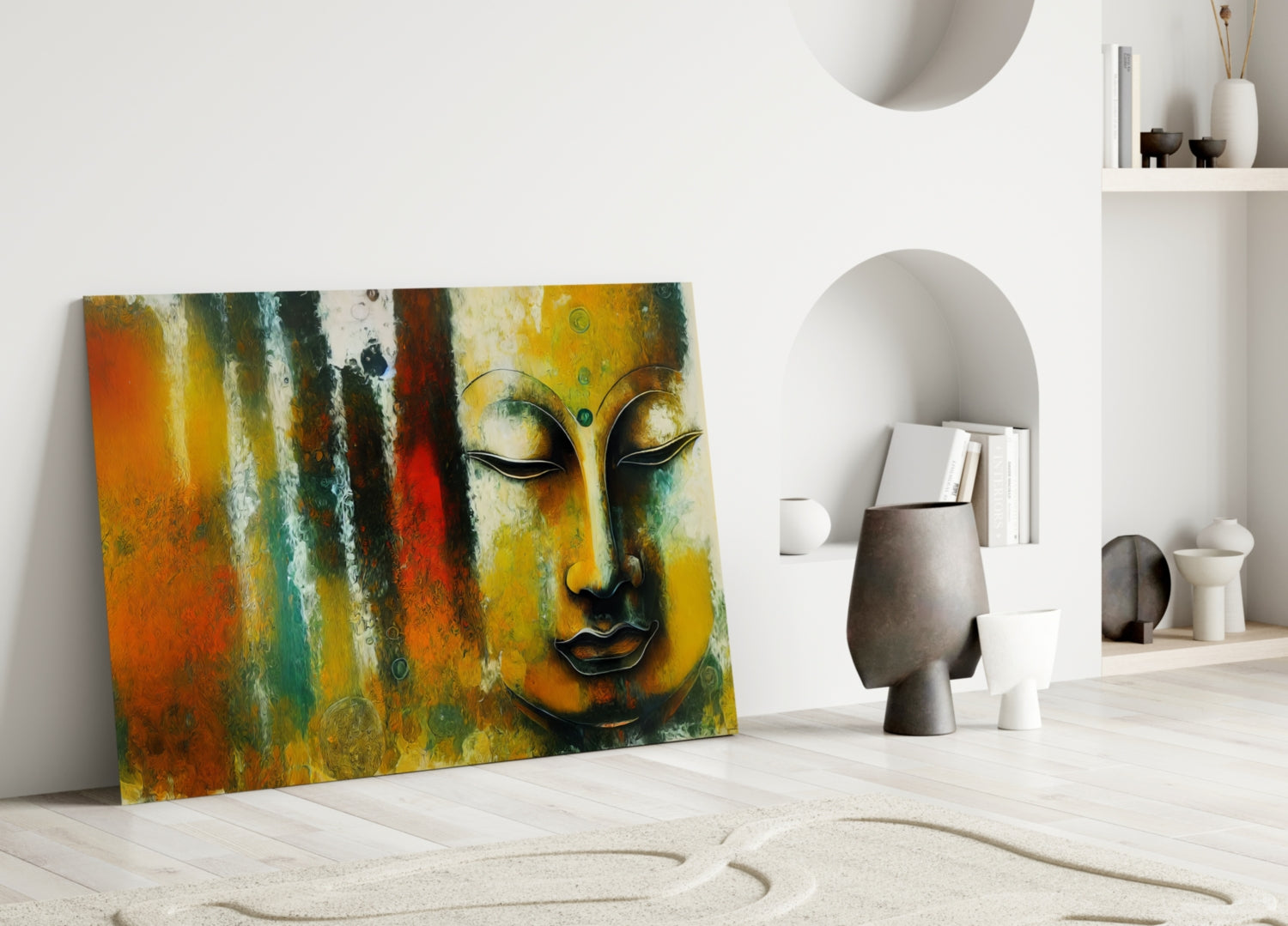 Insigneart USA Insigneart USA Buddha Glass Wall Art || Designer Collection