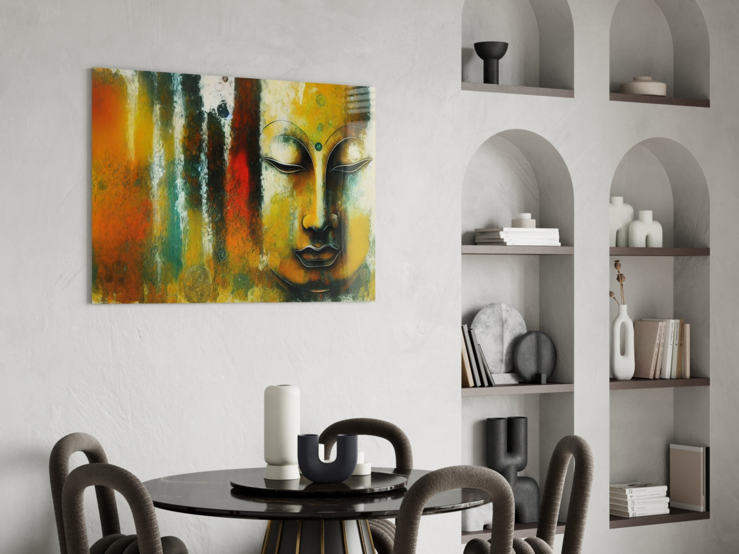 Insigneart USA Insigneart USA Buddha Glass Wall Art || Designer Collection