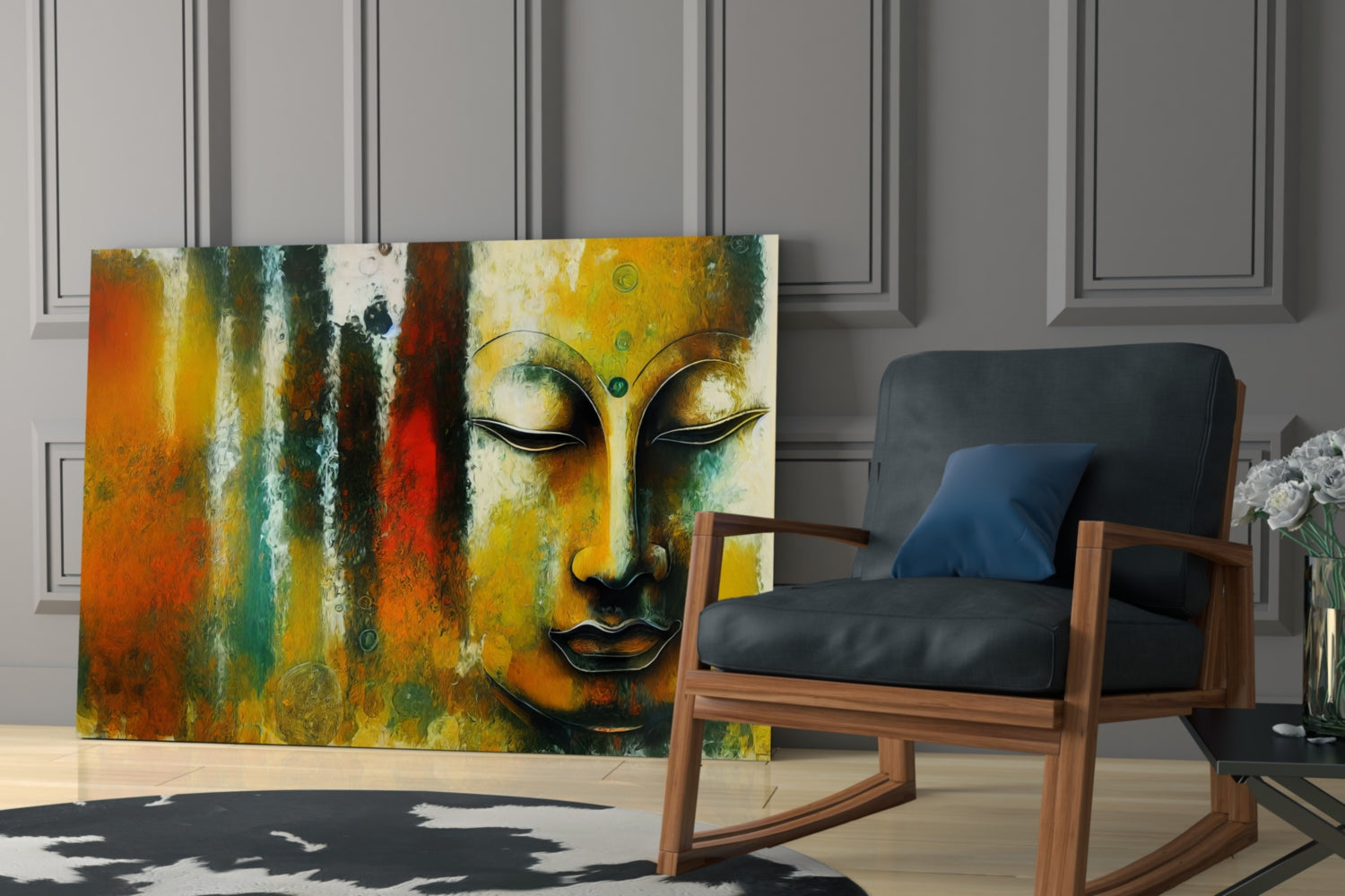 Insigneart USA Insigneart USA Buddha Glass Wall Art || Designer Collection