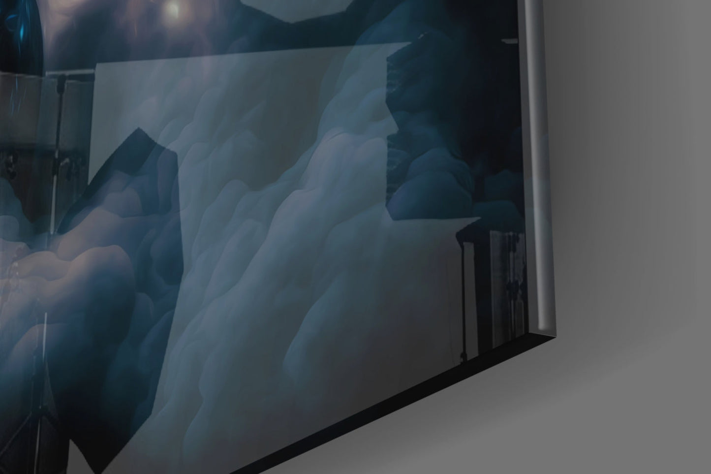Insigneart USA Vitruvius Man Glass Wall Art || Designers Collection