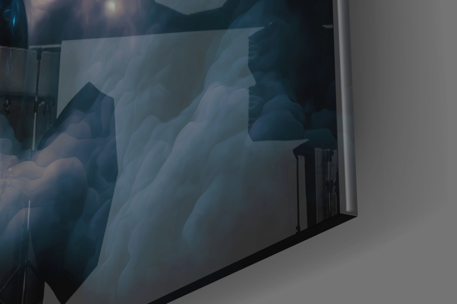 Insigneart USA Vitruvius Man Glass Wall Art || Designers Collection