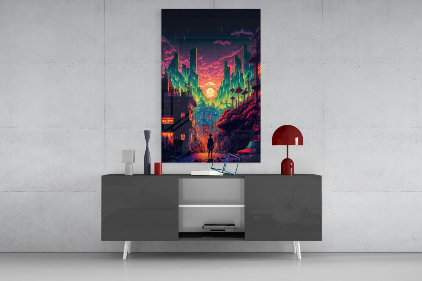 Insigneart USA Walk to the New Life Glass Wall Art || Designers Collection