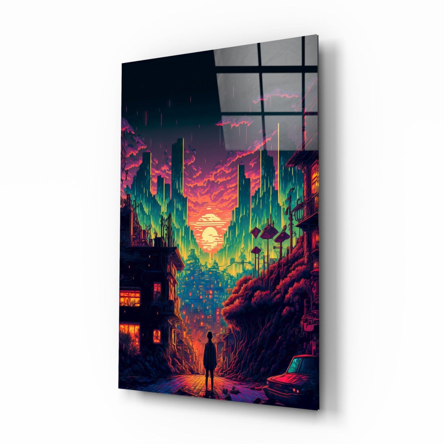 Insigneart USA Walk to the New Life Glass Wall Art || Designers Collection