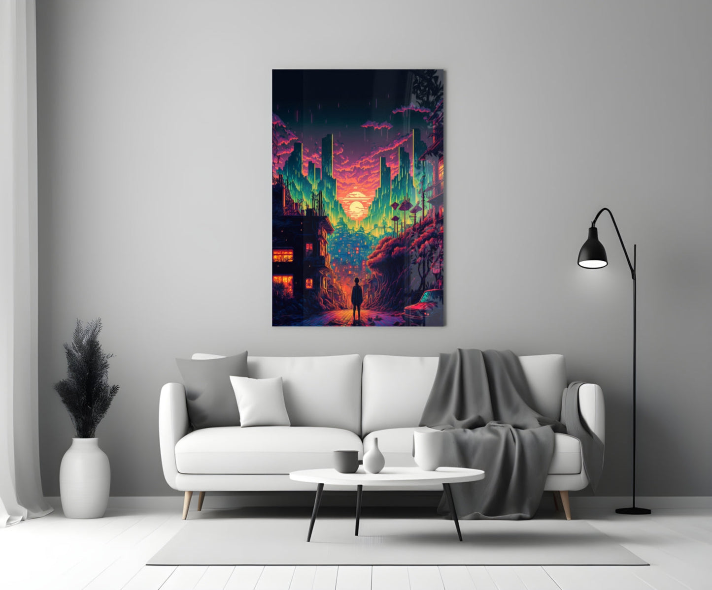 Insigneart USA Walk to the New Life Glass Wall Art || Designers Collection