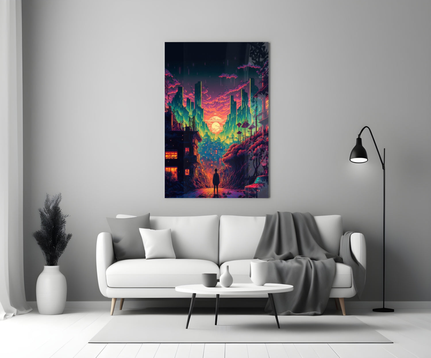 Insigneart USA Walk to the New Life Glass Wall Art || Designers Collection