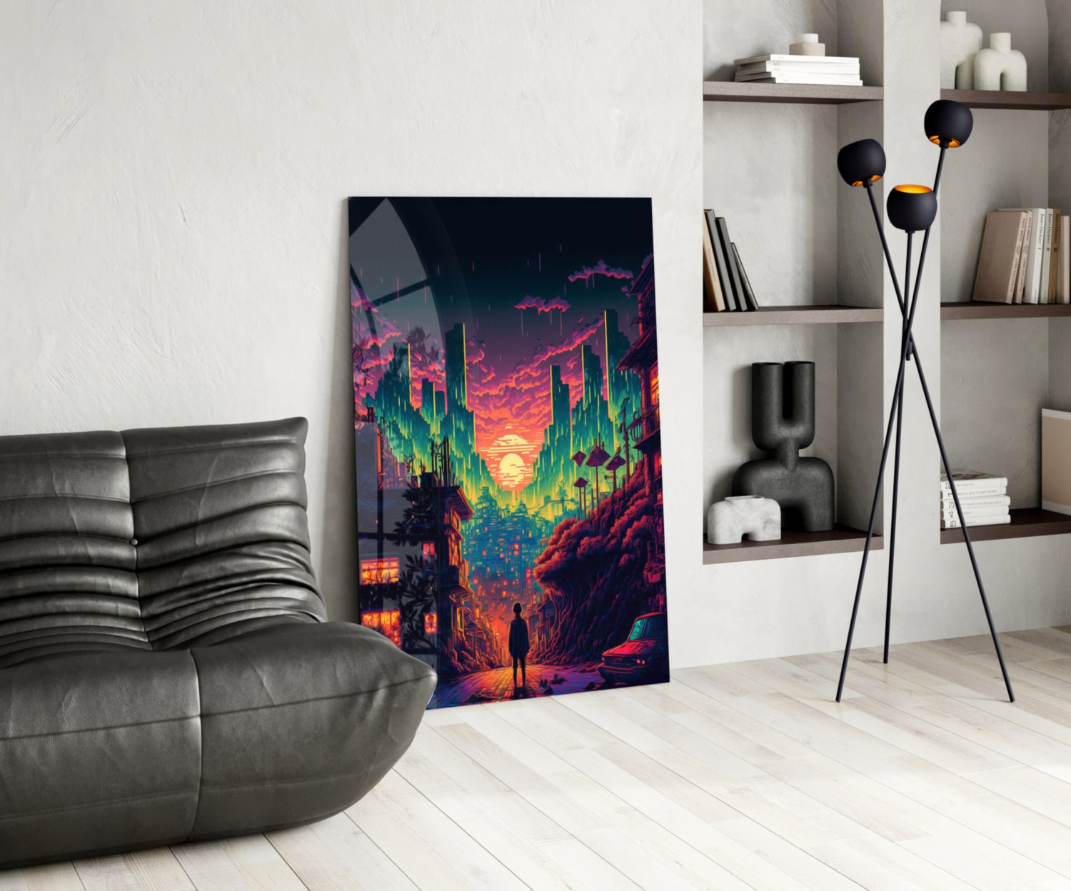 Insigneart USA Walk to the New Life Glass Wall Art || Designers Collection