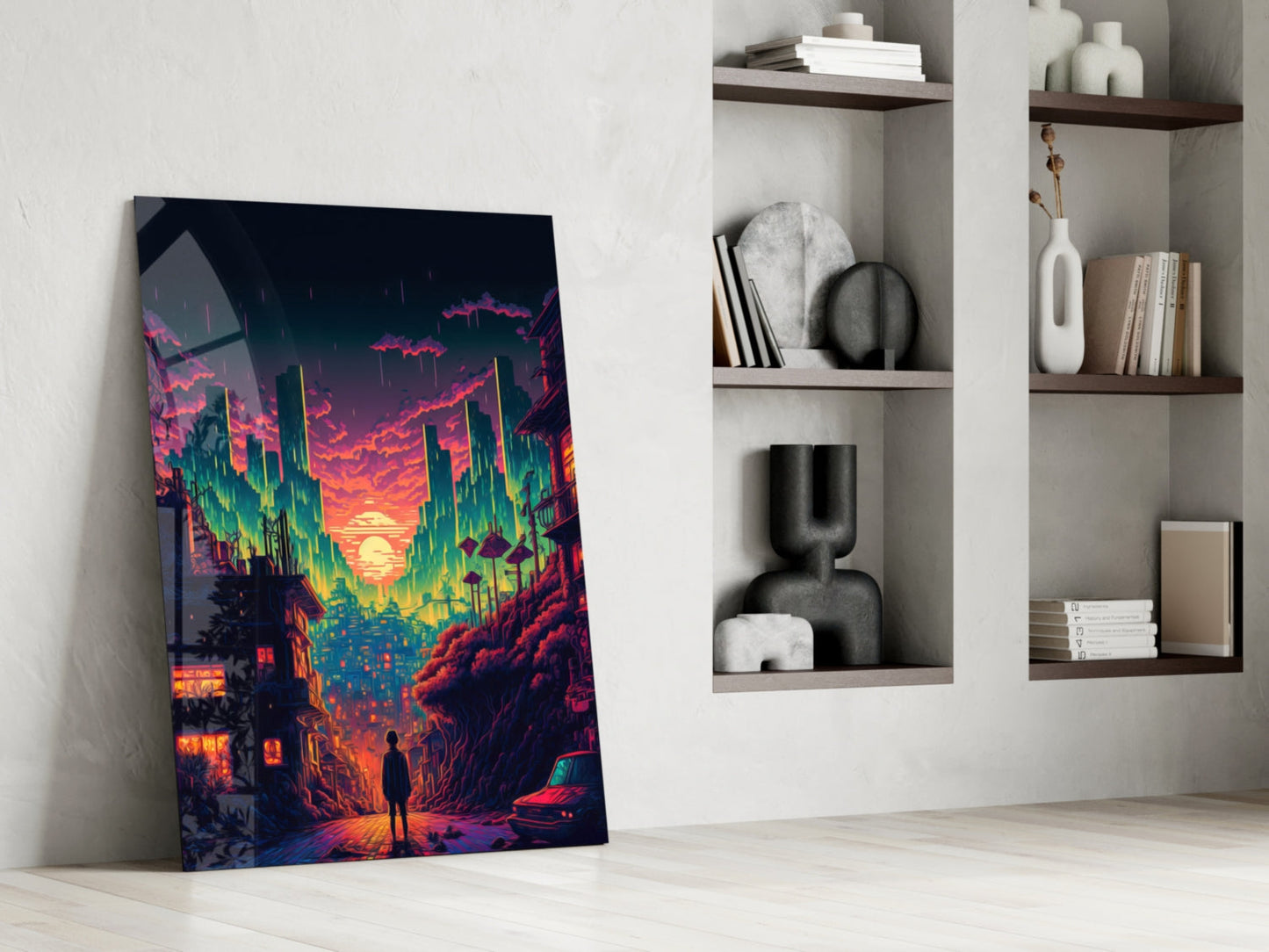 Insigneart USA Walk to the New Life Glass Wall Art || Designers Collection