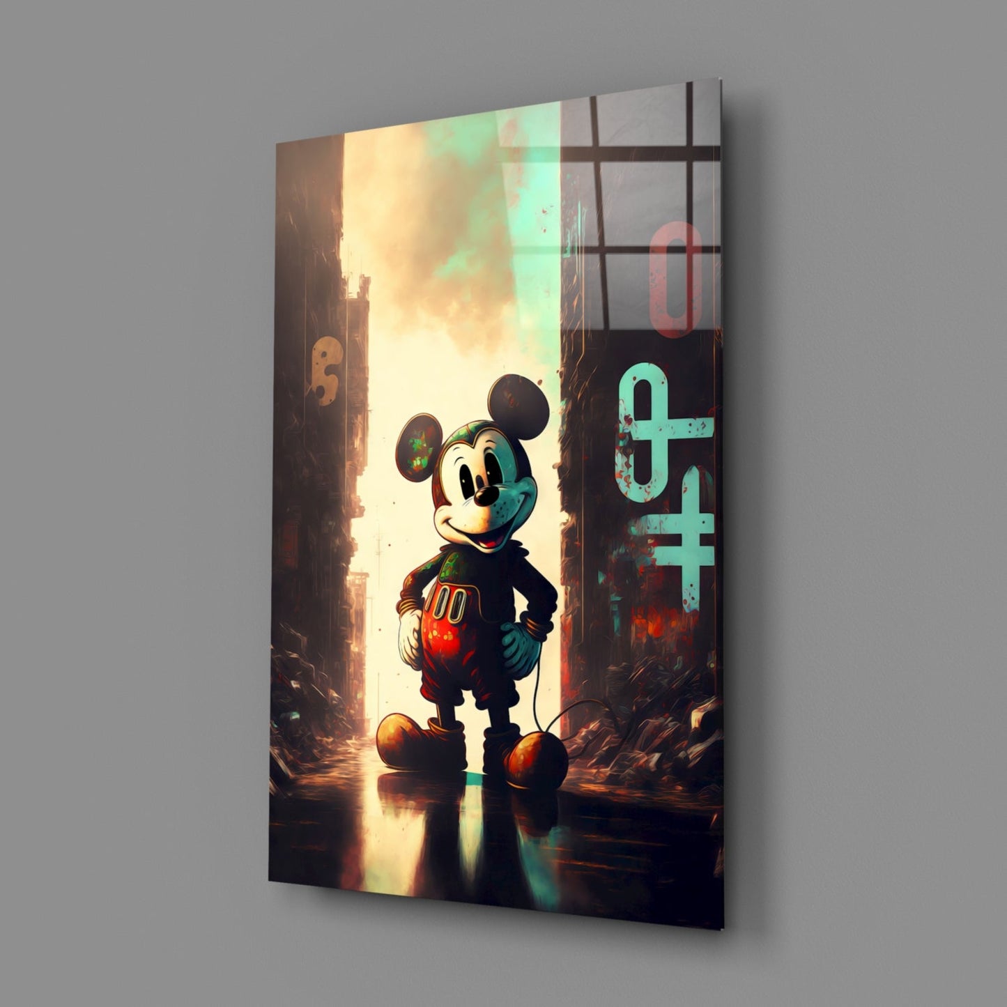 Insigneart USA Mouse the Giant Glass Wall Art || Designer Collection