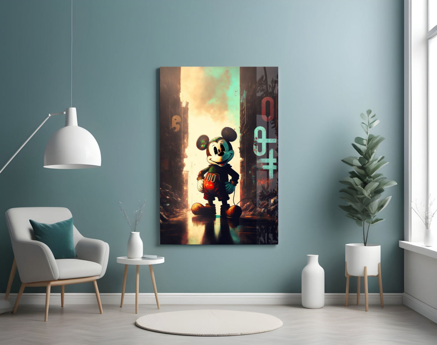 Insigneart USA Mouse the Giant Glass Wall Art || Designer Collection