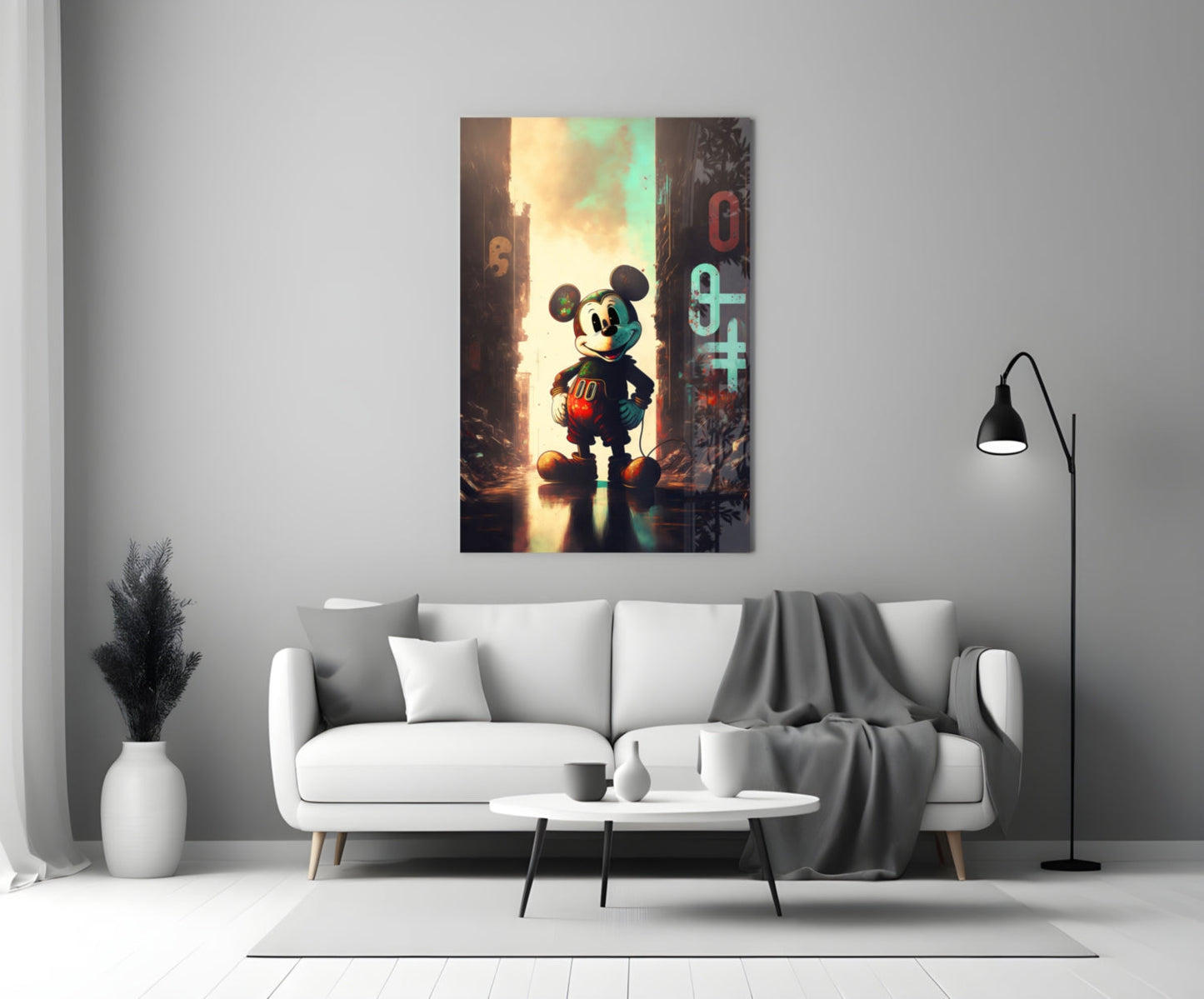 Insigneart USA Mouse the Giant Glass Wall Art || Designer Collection